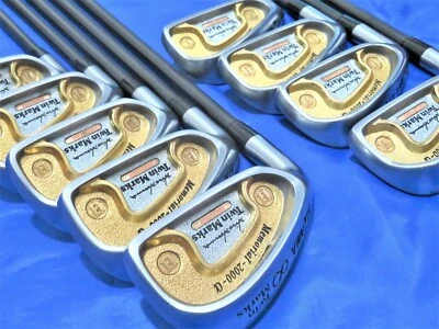 Left-handed HONMA TWIN MARKS Memorial 2000α 2STAR R 9PC IRONS SET GOLF CLUBS - Image 1 of 4