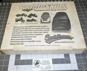 HONDA VF750C SADDLE SKINS H574 SEAT COVER 2 PIECE SET 1 QUANTITY FREE SHIPPING - Picture 1 of 2