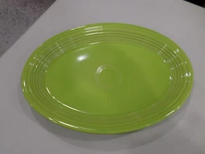 FIESTA CHARTREUSE Large Oval Platter 13 5/8" New 1998 Original Stock Retired - Picture 1 of 6