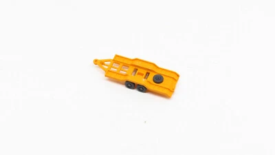 WIKING REMORQUES POUR VOITURE ORANGE - ECHELLE H0 1/87 - Photo 1/2