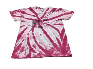 Cheerleader Youth Tie Dye T-Shirt Girl "Cheerleading Is My Life" Small "Abby" - Picture 1 of 4
