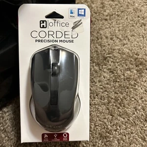 iHome Corded Precision Mouse Black  - Picture 1 of 2