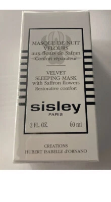 Máscara facial de terciopelo Sisley Paris con flores de azafrán 2 oz / 60 ml nueva Foto 1 de 4