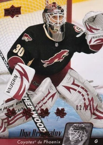 10-11 UPPER DECK FRENCH RED PARALLEL ILYA BRYZGALOV /25 #48 COYOTES - Imagen 1 de 1