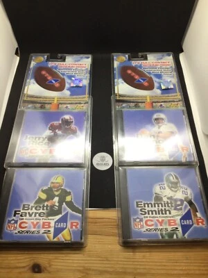 SEALED Favre -Marino -Rice -E.Smith 1997 Cyber Card CD Computer Games NIB - Image 1 of 2