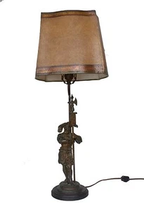 Antique Spanish Knight Table Lamp - Picture 1 of 4