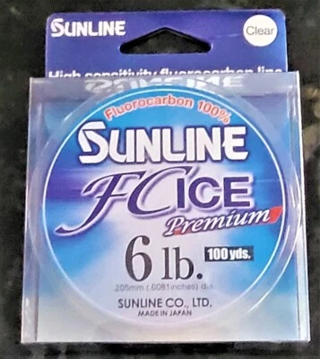 Sunline Fluorocarbono FC ICE Premium CLARO Elige cualquier libra Prueba Carrete de 100 yardas Foto 1 de 4