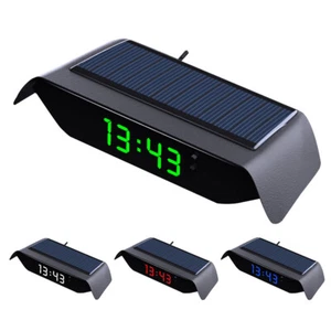 Car Clock Dashboard Accessories Digital Clock Replacement Solar Powered - Picture 1 of 14