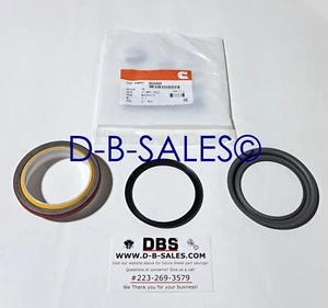 Front Main Crankshaft Oil Seal w/ Steel Installer Cummins 89-Up 5.9 6.7 3935959 - Foto 1 di 5