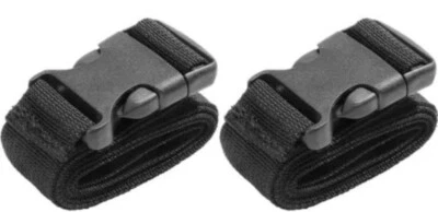 BATTERY HOLD DOWN STRAP WITH ADJUSTABLE BUCKLE 2 Pk - 48 Inch Battery Box Tie Down Strap with Quick Release Buckle