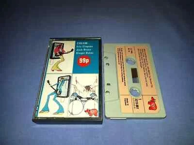 CREAM ERIC CLAPTON JACK BRUCE GINGER BAKER CASSETTE TAPE ALBUM - Image 1 of 2