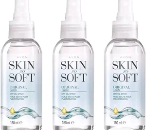 Avon Skin so Soft Original Dry Oil Spray Mosquito Repellent - 3 Pack - Picture 1 of 3