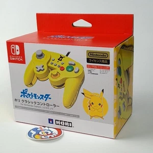 Pikachu Classic Controller for Nintendo Switch Manette Gamecube Japan Hori Offic - Picture 1 of 7