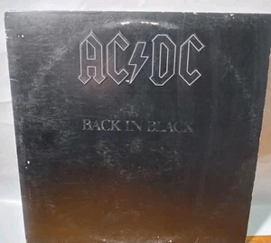 AC/DC "Back In Black" 1st Press LP '' Masterdisk'' RL - Ludwig Emboss Cover - Picture 1 of 10