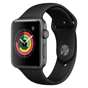 Apple Watch Series 3 42mm GPS szary/czarny aluminium dość dobry stan - Zdjęcie 1 z 1