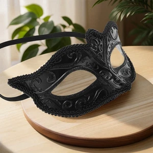 Venezianische Augenmaske Damen Maske Venedig Ball Erotik Ornamente sexy-Fasching - Bild 1 von 21