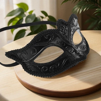Venezianische Augenmaske Damen Maske Venedig Ball Erotik Ornamente sexy-Fasching - Bild 1 von 4