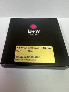 B+W XS-PRO 007 MRC nano 58mm Klar Filter - Bild 1 von 4