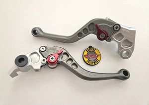 05-16 Yamaha YZF R6 CRG Roll-A-Click Adjustable Brake Clutch Levers Short Silver - Picture 1 of 1