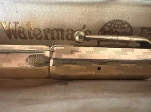 WATERMAN Stift Füllfederhalter mit Versenkbarer Feder Gold 14KT Vintage - Bild 1 von 22