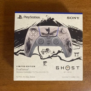 PS5 Dualsense Ghost of Yotei Black Wireless Controller SONY New - Picture 1 of 2