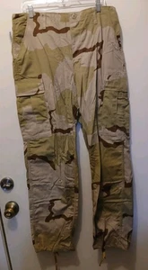 USGI Desert Camo Pant Combat Trouser DCU Ripstop Medium Regular Advantage NOS - Picture 1 of 9