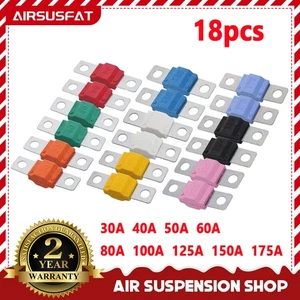 18xAMI/Midi Fuse Assortment 12V-58V High Current Copper Plated Bolt-on Mini Fuse - Picture 1 of 11