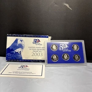 2003-S United States Mint 50 State Quarters Proof Set. With COA. - Picture 1 of 6