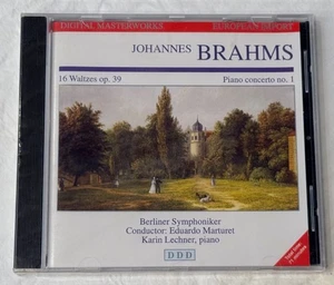 New! JOHANNES BRAHMS 16 Waltzes op.39 Piano Concerto No. 1 Berliner Orchestra - Picture 1 of 2