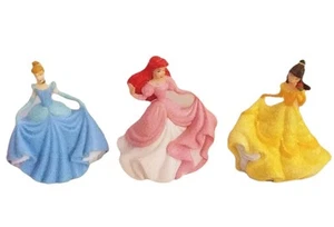 3 Figurines Princesse Disney Cake Toppers Jouets Ariel Cendrillon Belle PVC 4" Vintage - Photo 1/9