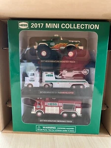 Hess Trucks 2017-----3 pack Mini Collection, BRAND NEW Unopened - Picture 1 of 11