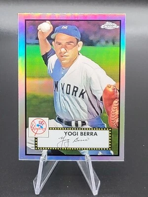 2021 Topps Chrome Platinum Anniversary Yogi Berra 1952 Refractor SP 473 - Image 1 of 2