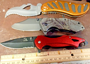 Lot of 5 Folding Knives, Assorted