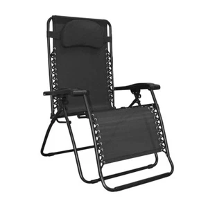 Sports Infinity Oversized Zero Gravity Chair, Black - Picture 1 of 6