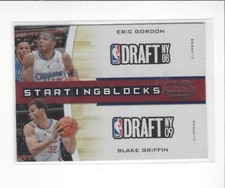 2010-11 Playoff Contenders Patches Starting Blocks #15 Eric Gordon/Blake Griffin
