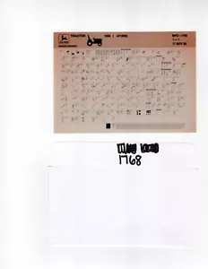 John Deere 1050 Tractor Parts Catalog Microfiche Manual MPC1766 - Picture 1 of 1