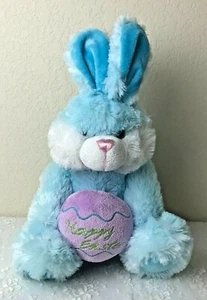 Dan Dee Collector's Choice 2010 Happy Easter Plush Bunny Blue 14" Sitting - Picture 1 of 8