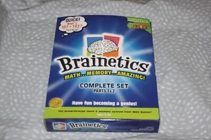 Brainetics Math Memory System 5 DVD Complete Set Parts 1 & 2 NEW - Picture 1 of 4