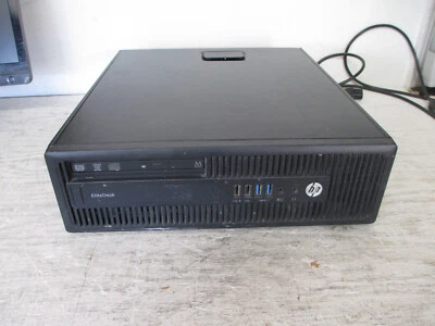 HP EliteDesk 705 G2 SFF AMD PRO A8-8650B R7 3.2GHz 8GB 500GB HDD Windows 10 PC - Image 1 of 4