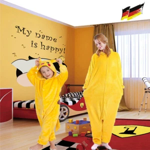 FOR Pokemon Pikachu Pyjamas Nachtwäsche Party Erwachsene Kinder Cosplay Kostüm - Bild 1 von 12