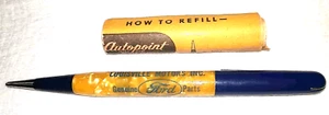 AUTOPOINT "RICAMBI ORIGINALI FORD*Louisville Motors Inc" matita funzionante con documenti - Foto 1 di 13