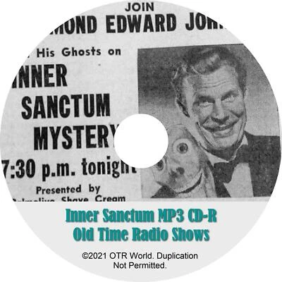 OTR WORLD Inner Sanctum Old Time Radio Shows OTR MP3 On CD 96 Episodes