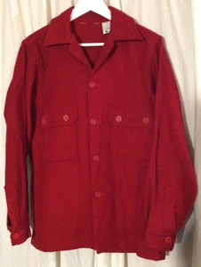 Vintage 1980’s? BOY SCOUTS of AMERICA 38 Red Wool/Nylon Official Jacket EUC - Picture 1 of 5