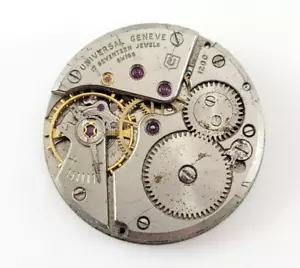 UNIVERSAL Geneve Hand-Winding Movement Caliber 1200 to restore or parts. - Picture 1 of 6