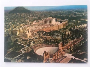 Acropolis Athens Greece Vintage Postcard - Picture 1 of 2