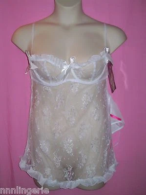 Lencería Traviesa y Bonita Famosa Fabricante Talla Grande 1er Beso Nupcial Babydoll Tanga Foto 1 de 2