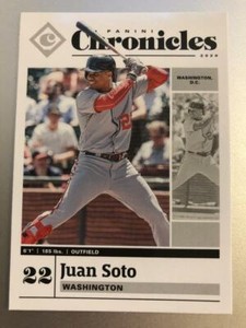 2020 Chronicles #4 Juan Soto NM-MT Nationals