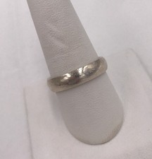 Sterling Silver Wedding Band Size 9.75