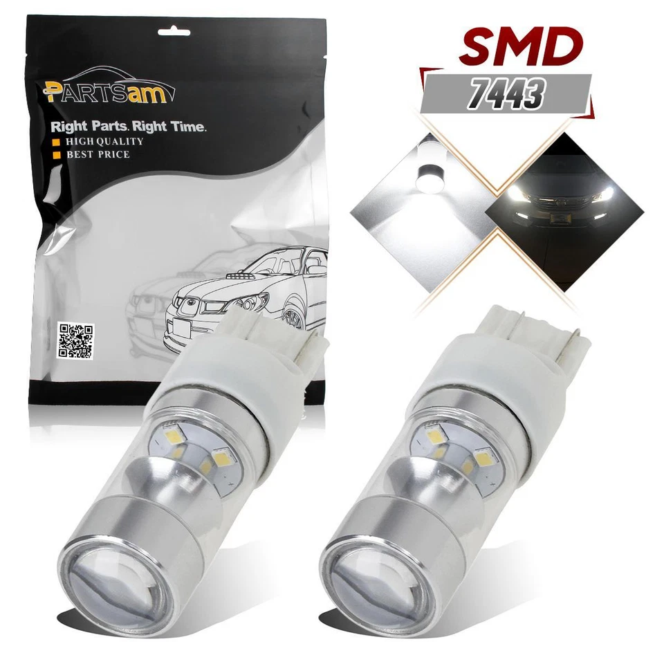 Proyector 2X 7505 Alto Brillo 60W 2323-SMD Blanco LED Respaldo Luz Inversa Foto 1 de 4