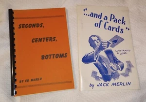 Ed Marlo Card Magic Gambling Lot Jack Merlin And A Pack Of Cards False Deals - Picture 1 of 6